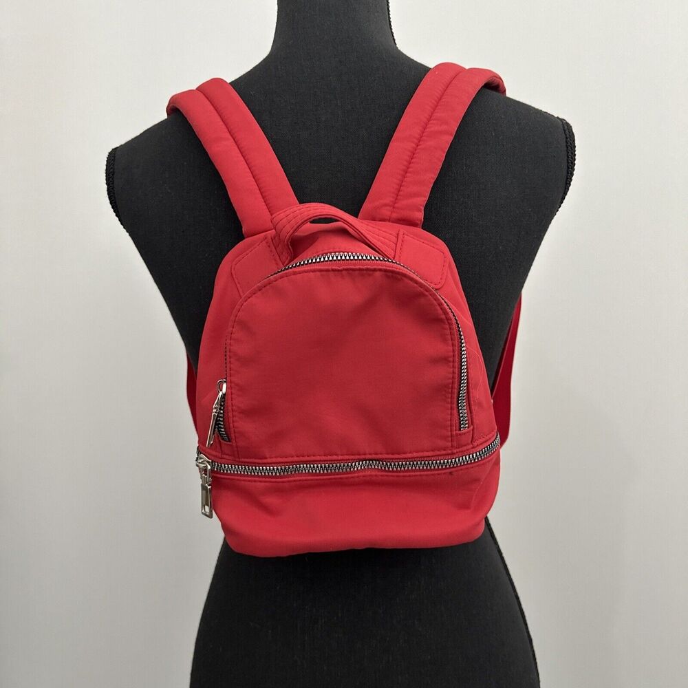 I.N.C. International Concepts Mini Zip-Around Formal Backpack Solid Red INC‎